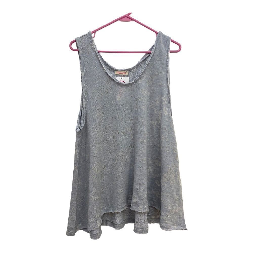 Maronie Burnout Tank Top  New With Tags Size Large